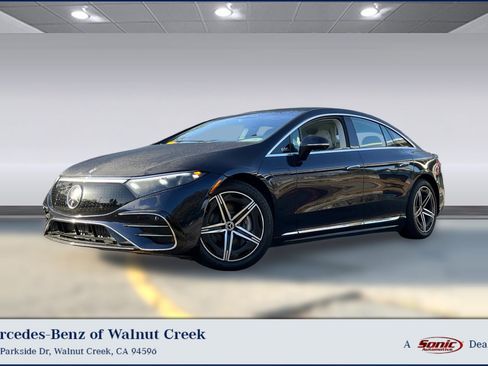 Certified 2023 Mercedes-Benz EQS 580 Blue image 1