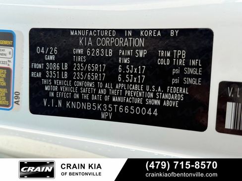 New 2026 Kia Carnival FWD image 37