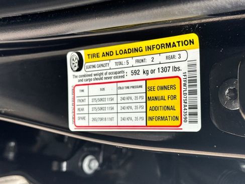 Used 2025 Ford F150 Platinum w/ Equipment Group 702A High image 63