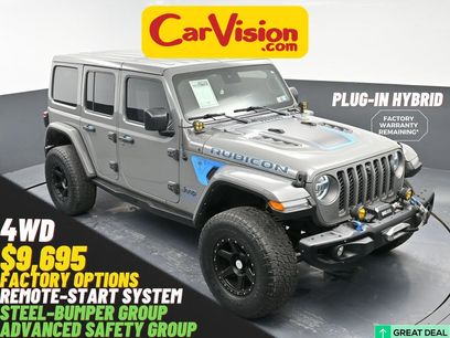 Used 2021 Jeep Wrangler Unlimited Rubicon 4xe w/ Steel Bumper Group
