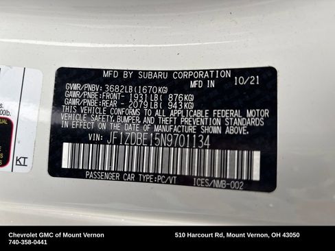 Used 2022 Subaru BRZ Limited image 25