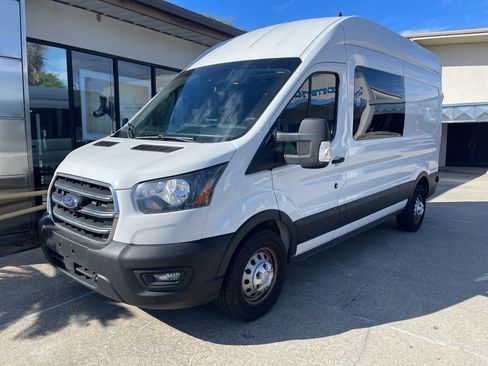 Used 2020 Ford Transit 350 148 High Roof Wagon AWD w/ Upfitter Package image 1