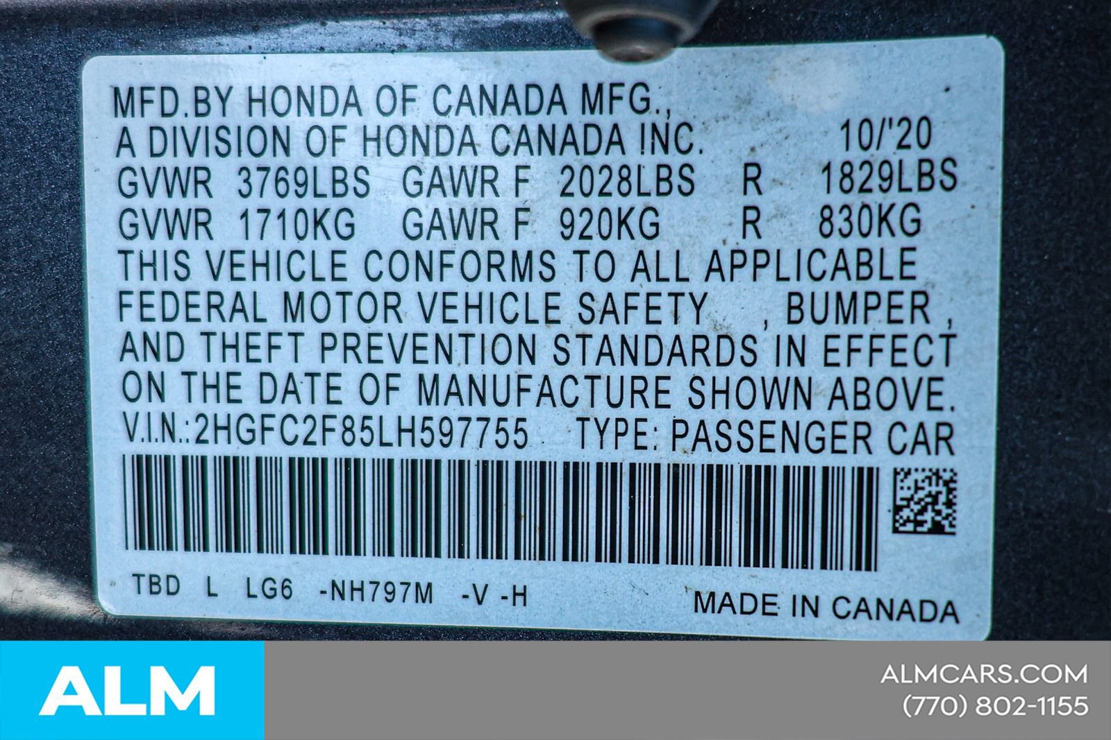 Used 2020 Honda Civic Sport image 44