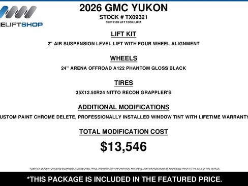 Used 2026 GMC Yukon AT4 Ultimate AWD/4WD image 2