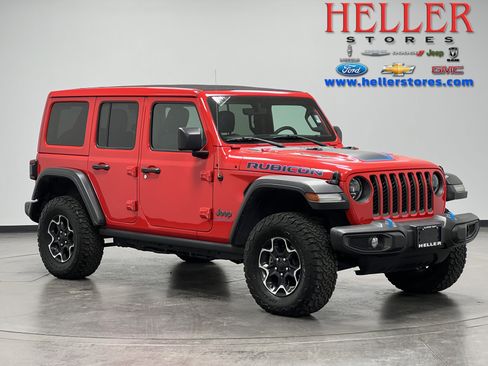Used 2023 Jeep Wrangler Unlimited Rubicon 4xe w/ Safety Group image 1