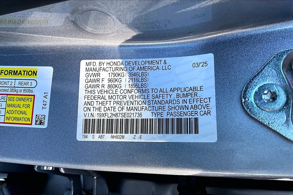 Used 2025 Honda Civic Sport image 14