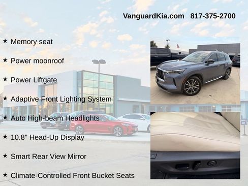 Used 2023 INFINITI QX60 Sensory w/ Vision Package FWD image 12