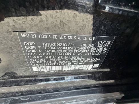 Used 2026 Honda HR-V LX image 31