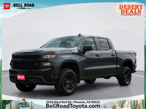 Used 2021 Chevrolet Silverado 1500 Custom Trail Boss w/ LPO, Dark Essentials Package AWD/4WD image 1