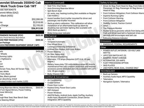 New 2025 Chevrolet Silverado 3500 W/T w/ WT Convenience Package image 26