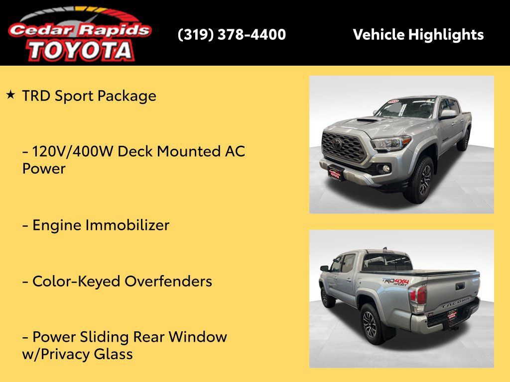 Certified 2020 Toyota Tacoma TRD Sport w/ Technology Package AWD/4WD image 25