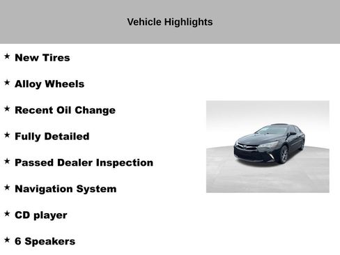 Used 2015 Toyota Camry XSE w/ Advanced Technology Package image 9