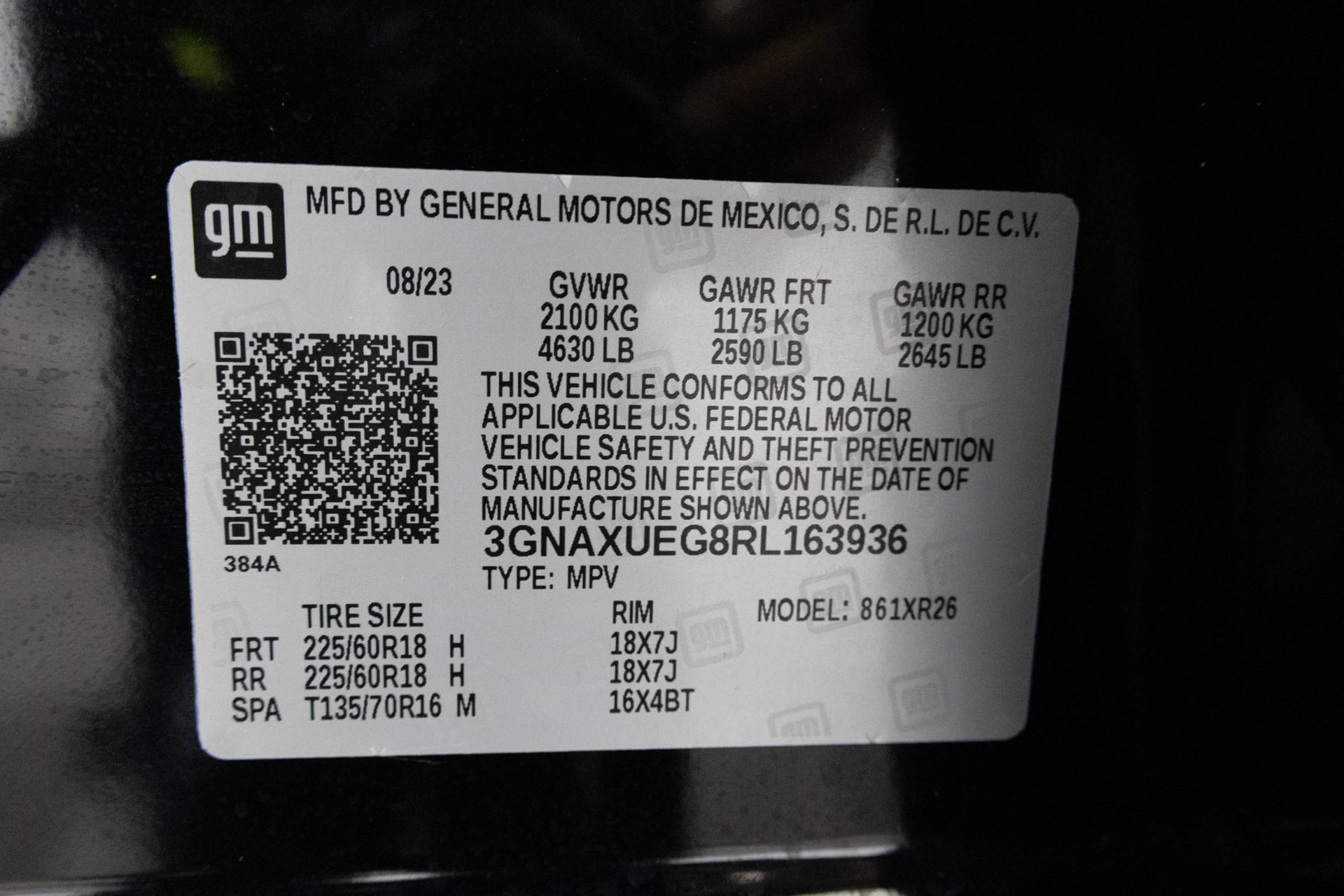 Used 2024 Chevrolet Equinox LT w/ LPO, Floor Liner Package AWD/4WD image 48