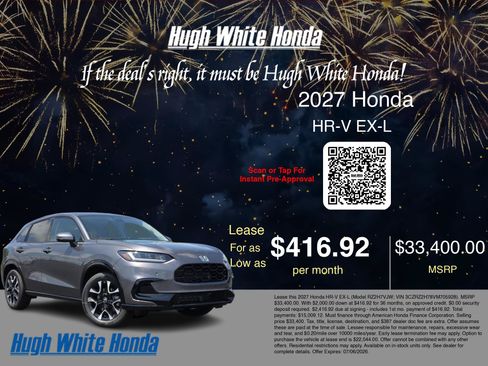 New 2027 Honda HR-V EX-L image 3