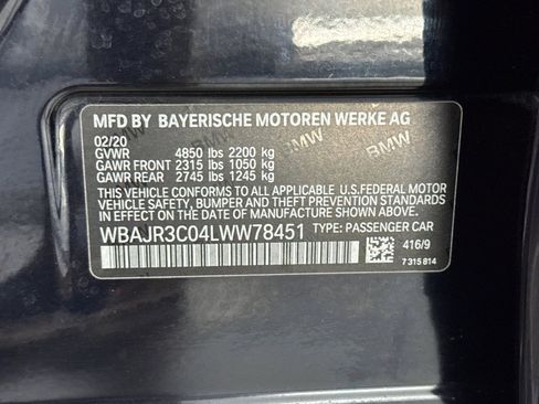 Used 2020 BMW 530i w/ M Sport Package RWD image 20