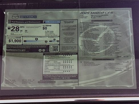 New 2025 MAZDA CX-5 AWD 2.5 S w/ Preferred Package image 20