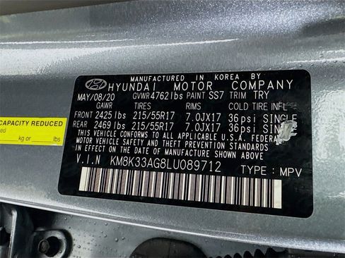 Used 2020 Hyundai Kona Limited w/ Cargo Package image 45