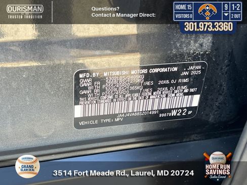 Used 2025 Mitsubishi Outlander SE AWD/4WD image 33