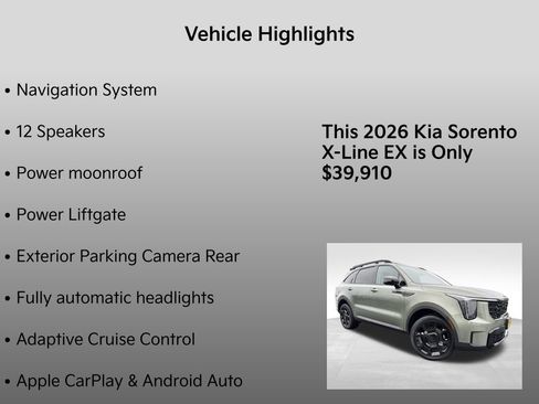 New 2026 Kia Sorento X-Line EX image 5