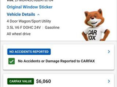 Used 2011 Ford Edge SEL w/ 202A Rapid Spec Order Code AWD/4WD image 1