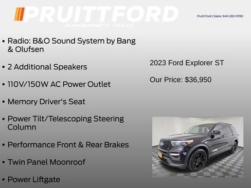 Used 2023 Ford Explorer ST w/ Equipment Group 401A image 37