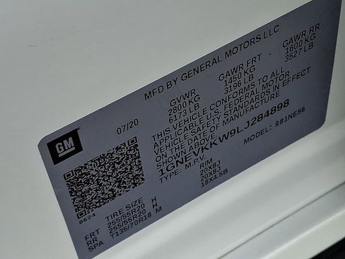 Used 2020 Chevrolet Traverse Premier w/ LPO, Floor Liner Package image 27