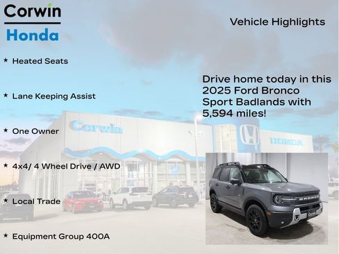 Used 2025 Ford Bronco Sport Badlands image 6