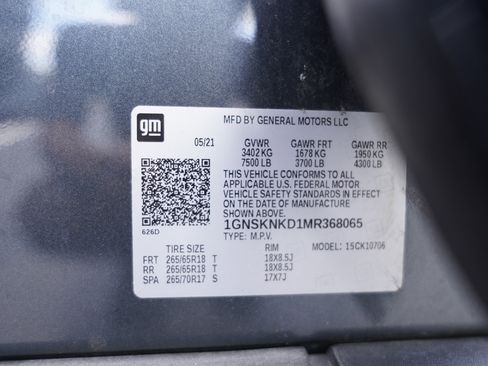 Used 2021 Chevrolet Tahoe LT AWD/4WD image 47