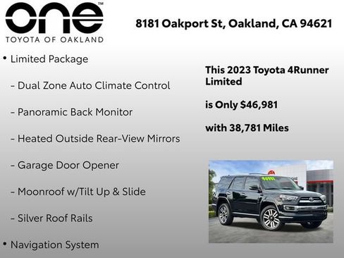 Certified 2023 Toyota 4Runner Limited image 6
