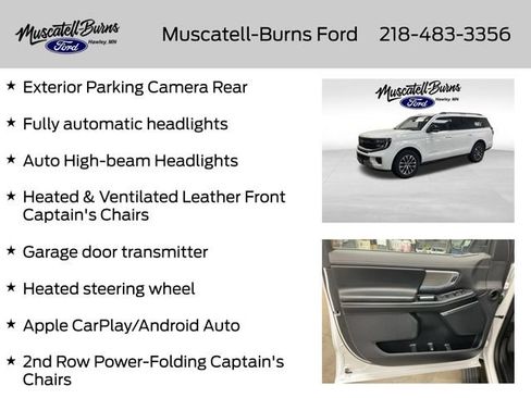 Certified 2025 Ford Expedition Max Platinum AWD/4WD image 14