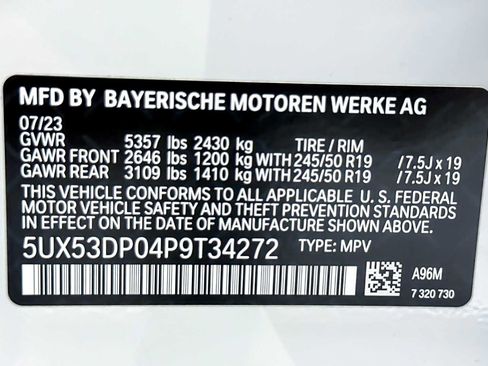 Used 2023 BMW X3 xDrive30i w/ Premium Package image 30