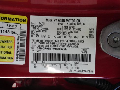 Certified 2021 Ford Bronco Sport Big Bend AWD/4WD image 22