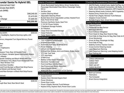 New 2026 Hyundai Santa Fe SEL image 33