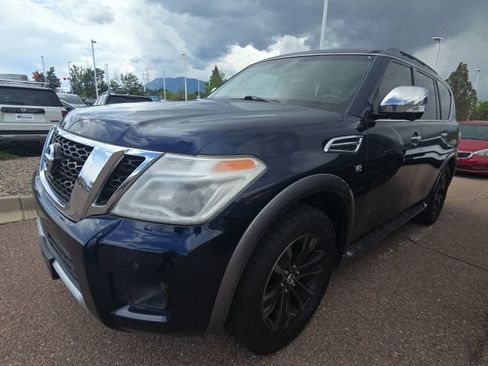 Used 2017 Nissan Armada Platinum w/ Captain Seat Package AWD/4WD image 3