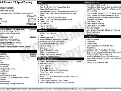 Used 2026 Buick Encore GX Sport Touring w/ Advanced Technology Package FWD image 48