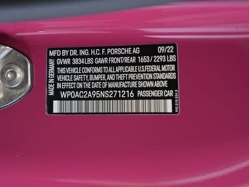 Used 2022 Porsche 911 GT3 RWD image 50