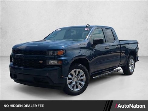 Used 2021 Chevrolet Silverado 1500 Custom RWD image 1