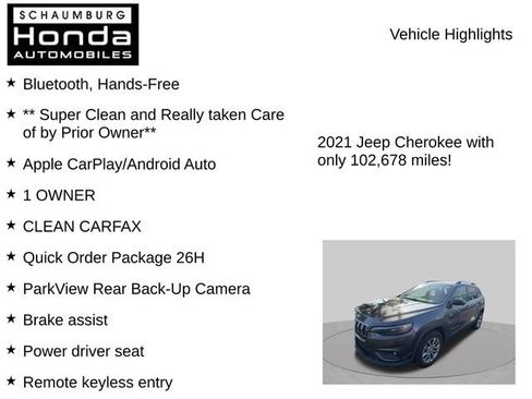 Used 2021 Jeep Cherokee Latitude Lux AWD/4WD image 7