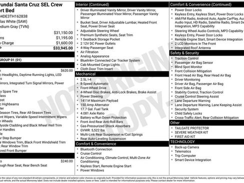 New 2026 Hyundai Santa Cruz SEL image 29
