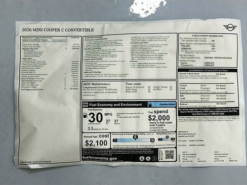 New 2026 MINI Cooper Convertible image 32