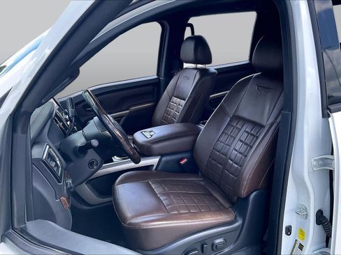 Used 2021 Nissan Titan Platinum Reserve w/ Off Road Protection Package AWD/4WD image 8