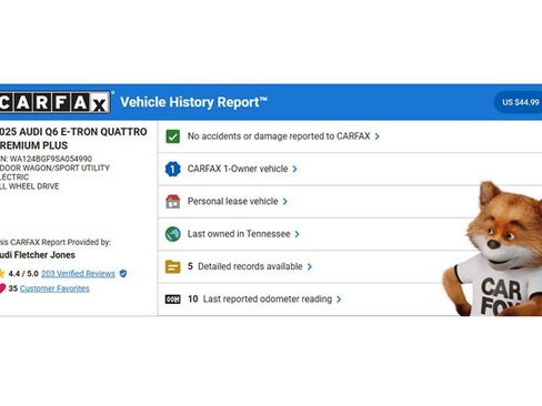 Used 2025 Audi Q6 e-tron Premium Plus w/ Premium Plus image 2