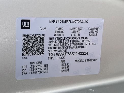 New 2025 GMC Savana 2500 w/ Driver Convenience Package image 15