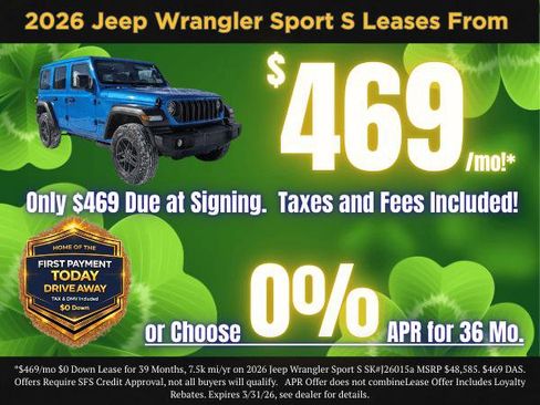 New 2026 Jeep Wrangler Sport S image 18