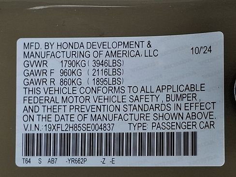 Used 2025 Honda Civic Sport image 28