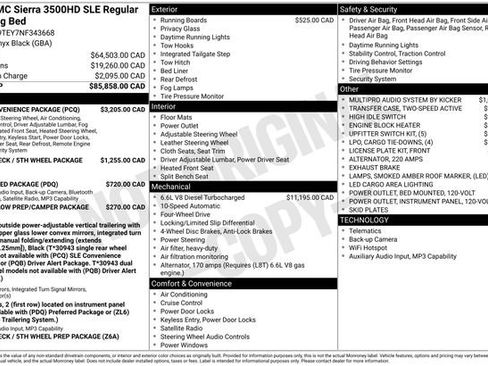Used 2022 GMC Sierra 3500 SLE w/ SLE Convenience Package AWD/4WD image 33