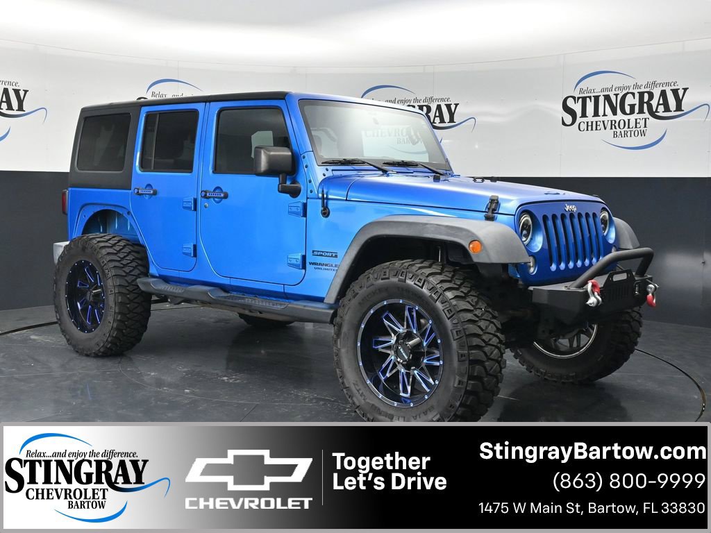 Used 2016 Jeep Wrangler Unlimited Sport w/ Quick Order Package 24S AWD/4WD image 1