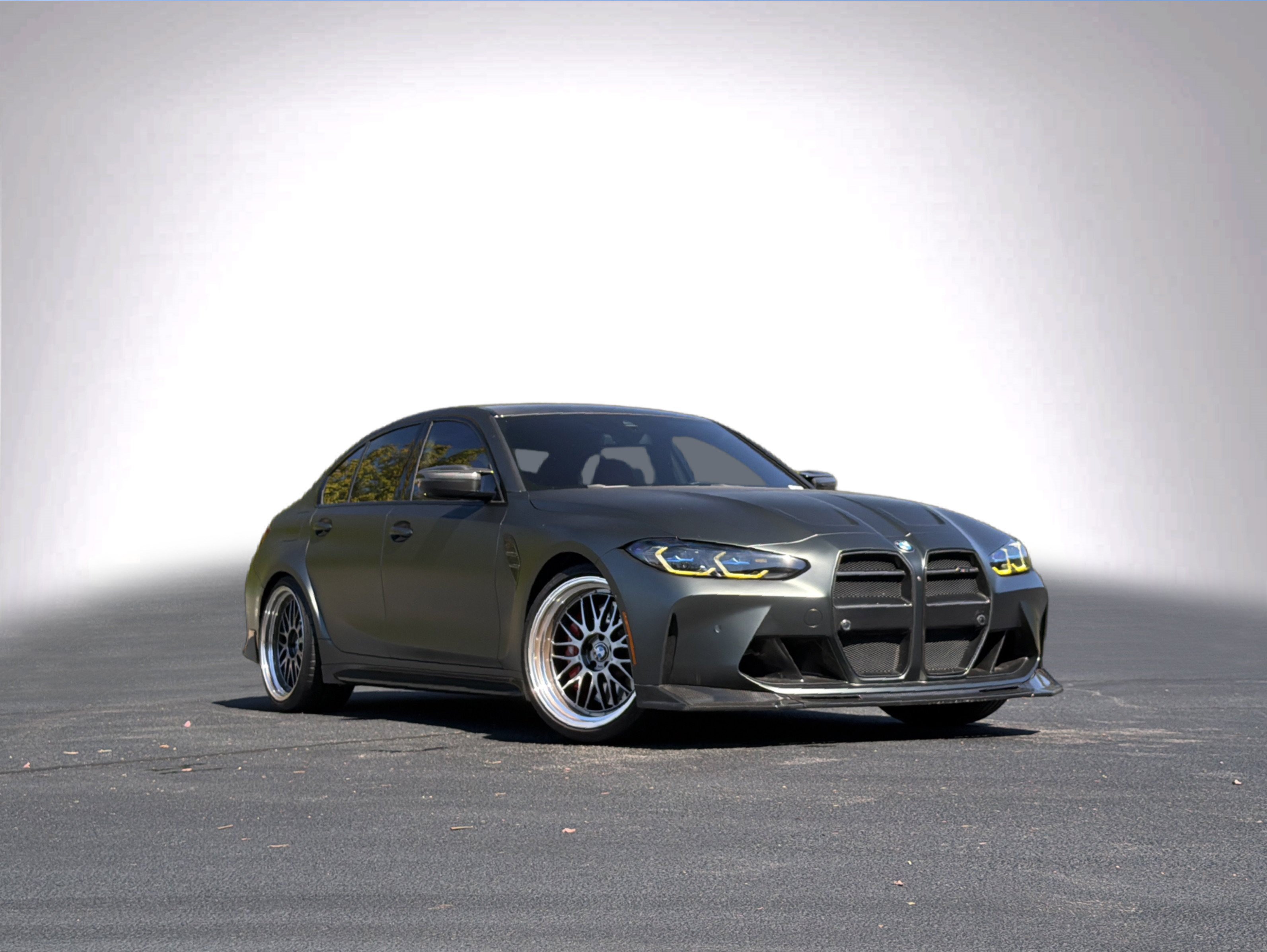 Used 2024 BMW M3 w/ M Carbon Exterior Package RWD image 2