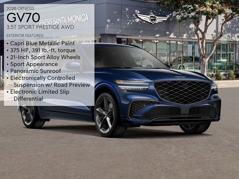 New 2026 Genesis GV70 3.5T Sport Prestige AWD/4WD image 10
