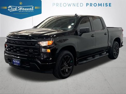 Certified 2024 Chevrolet Silverado 1500 Custom w/ Rally Edition AWD/4WD image 1